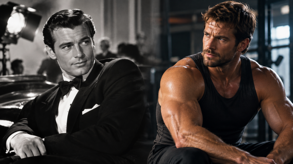 Do galã clássico ao herói musculoso: a transformação do corpo masculino no cinema